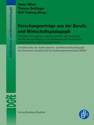 cover image of Forschungserträge aus der Berufs- und Wirtschaftspädagogik